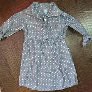 Gap Kids dress, size 5, Shambray shirt dress